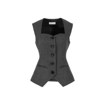 MAGGIE MA Vests Women's Carbon Gray