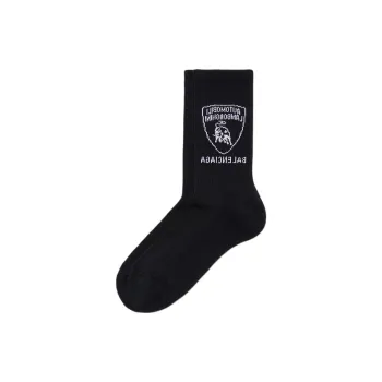Balenciaga Knee High Socks Regular Fit Men's 1 Pack Black