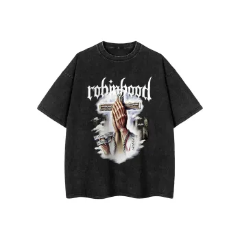 ROBINHOOD T Shirts Unisex Black