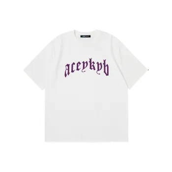 YK&YB T Shirts Unisex White