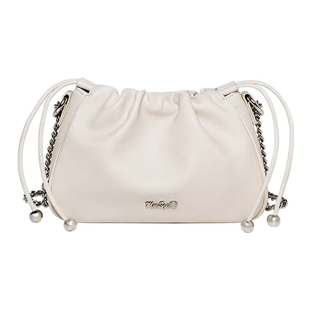 Narandu Cow Leather Shoulder Bag Crossbody Bag Women's Ecru/Oat-0
