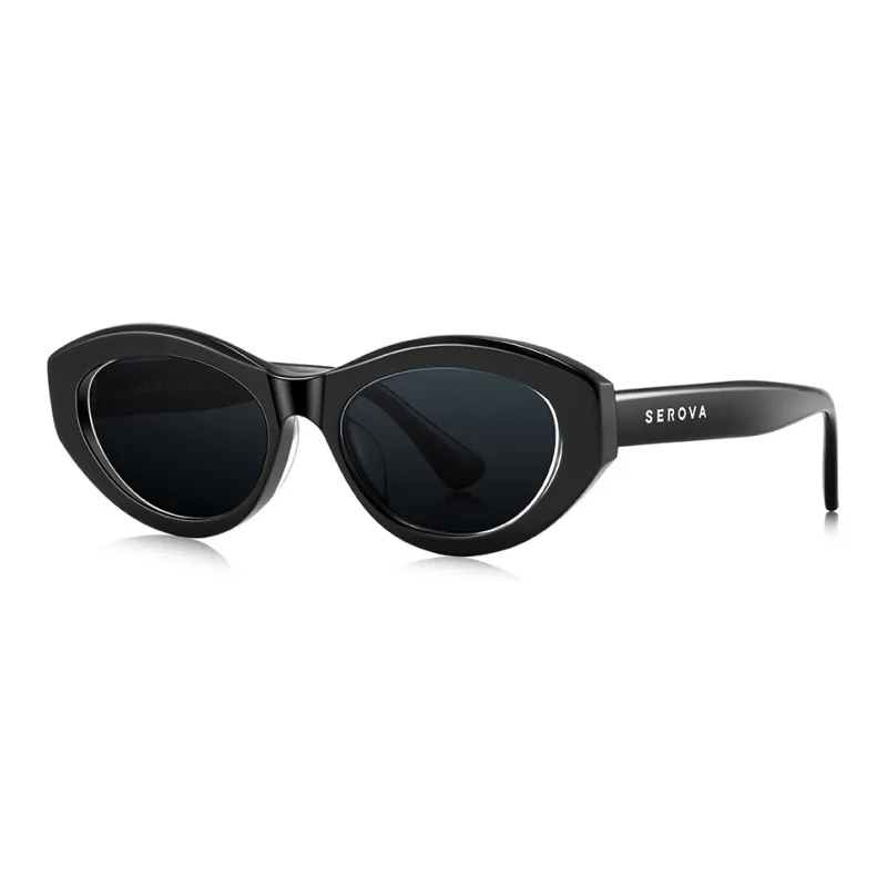 SEROVA Plate And Metal Square Sunglasses Unisex-14
