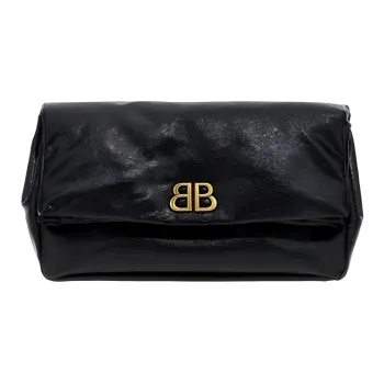Balenciaga Monaco Bb Monogram Clutch Bag