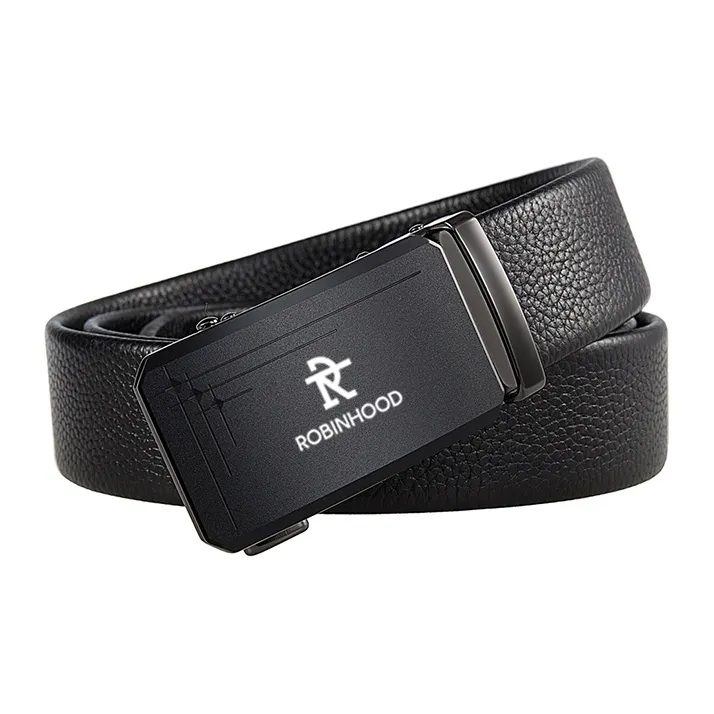 ROBINHOOD Cow Leather Belts Men's Width 3.5CM-1