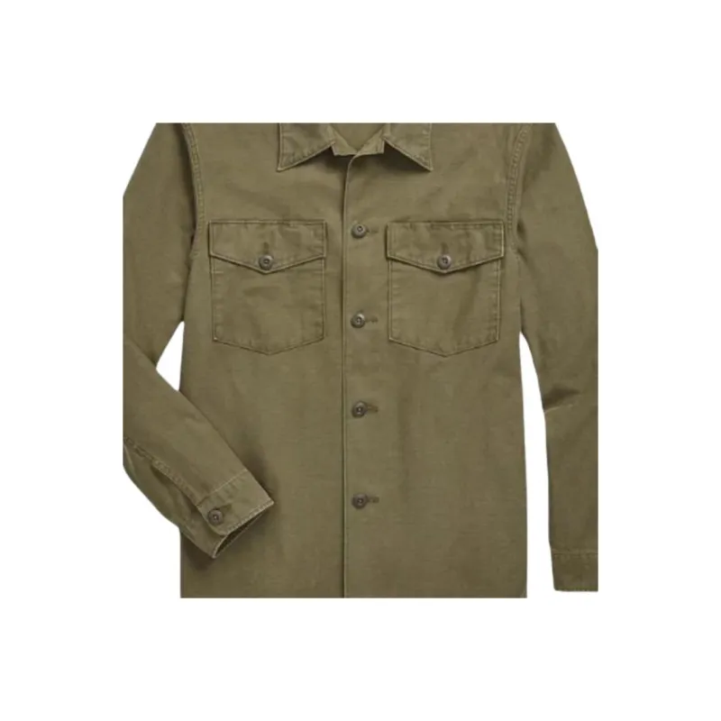Ralph Lauren Rrl Slub texture Cotton Shirt-2