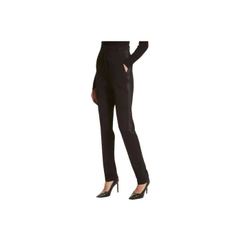 MICHAEL KORS Samantha Double Crepe Sablé High Waisted Pants