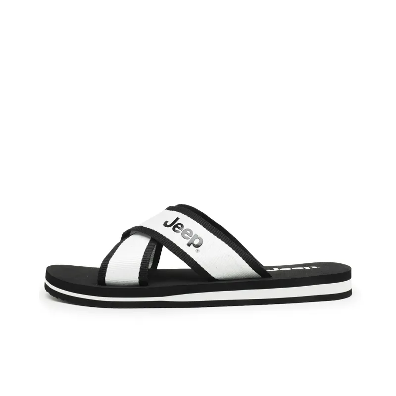 Jeep Slip Resistant Odor Resistant Slide Slippers Unisex-5