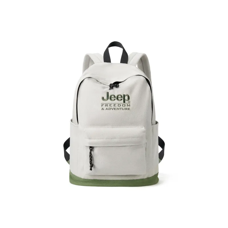 Jeep Nylon Business Travel Laptop Bag Backpack Unisex Green/Black/Pink-0