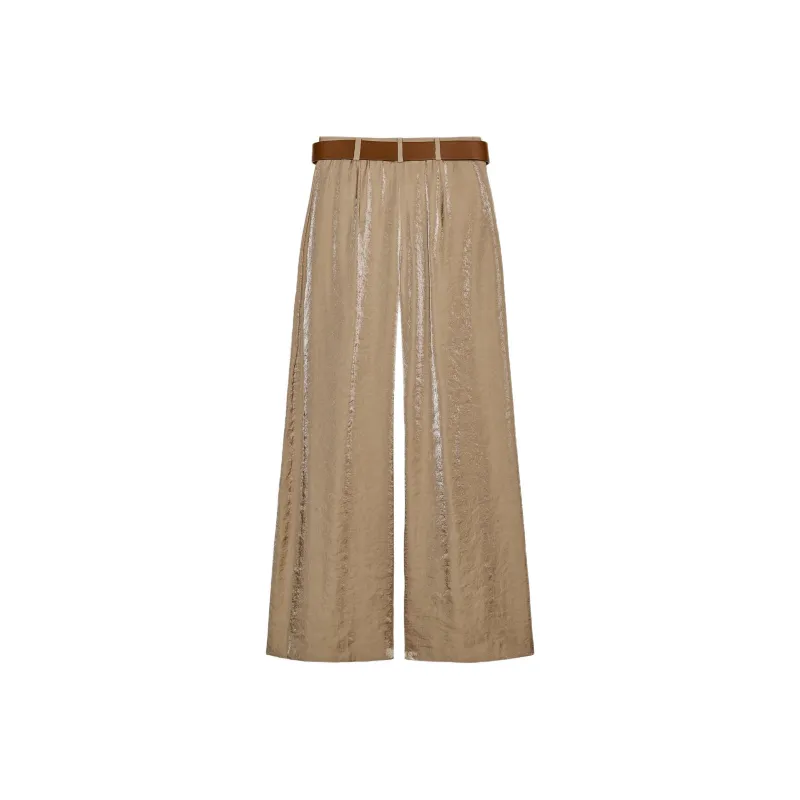 ZARA Casual Pants Women's Brown/Dark Taupe-1