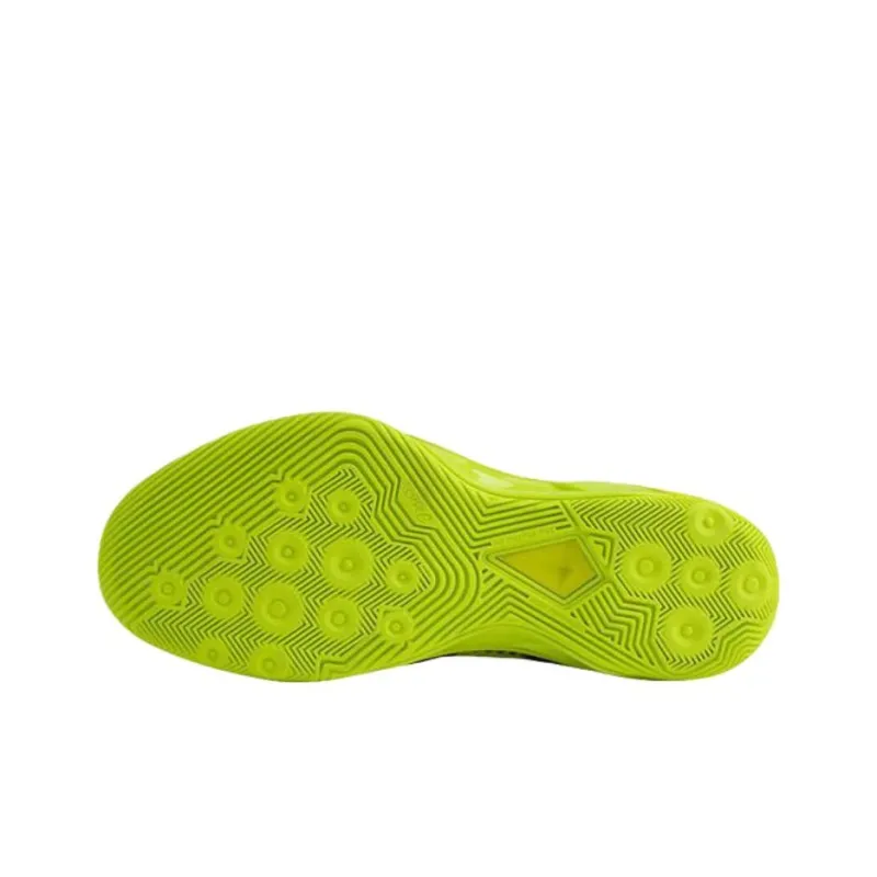 Asics Anti Slip Wear Resistant Mid Top Badminton Shoes Men's Green Blue-3