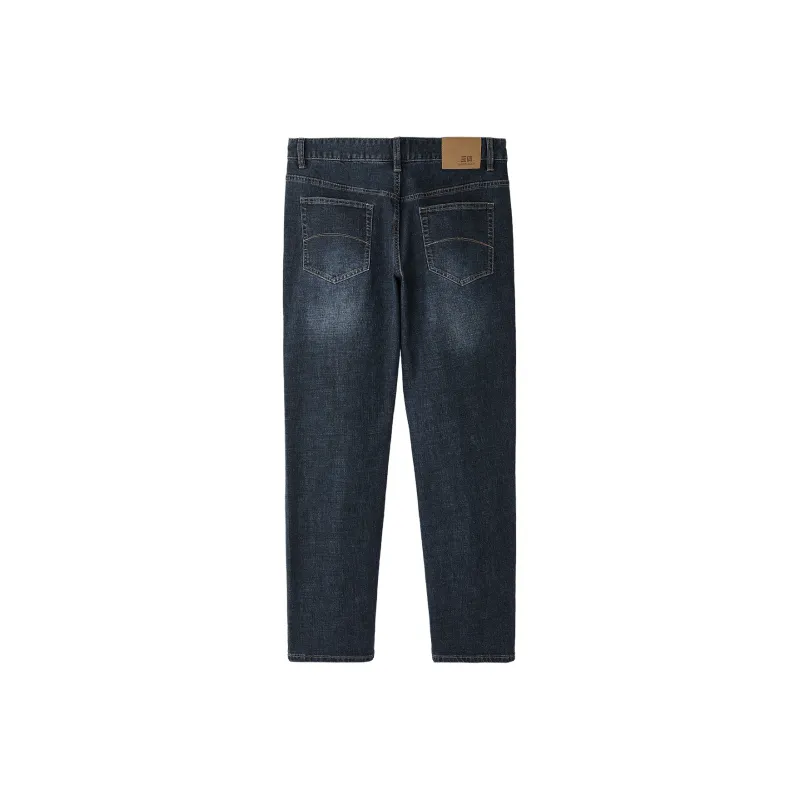 HLA Jeans Men Blue Gray Denim Gradient Dark 9C-1
