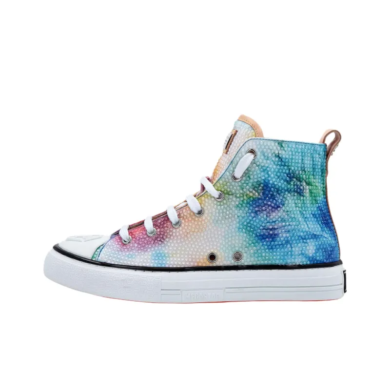 PHILIPP PLEIN High Top Skateboard Shoes Women's Multicolor-0