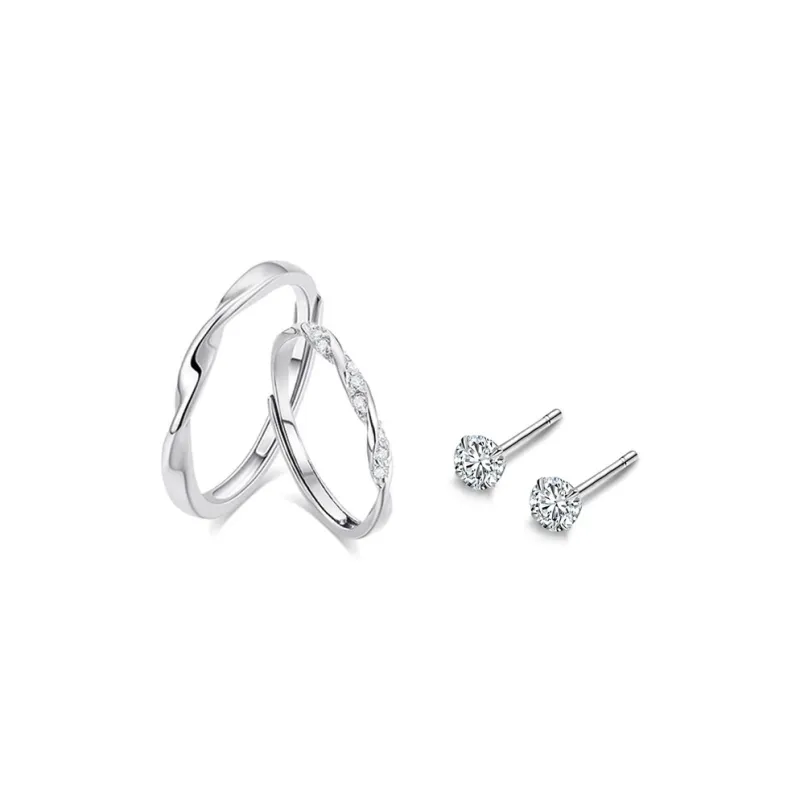 TRUE ME Sterling Silver Rings Unisex-0