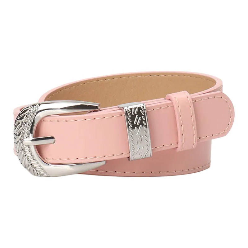 JEANSWEST PU Leather Belts Women's 2.4CM-7