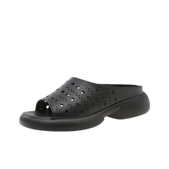 WUJI Slip Resistant Abrasion Resistant Slide Slippers Women's