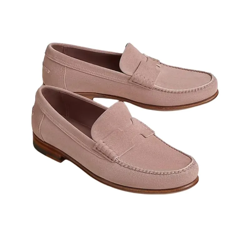 HERMES Kennedy Casual Single Shoes Women's Pink-2