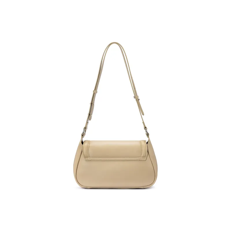 ROBERTA DI CAMERINO Synthetic Leather Shoulder Bag Women's Black/Apricot-7