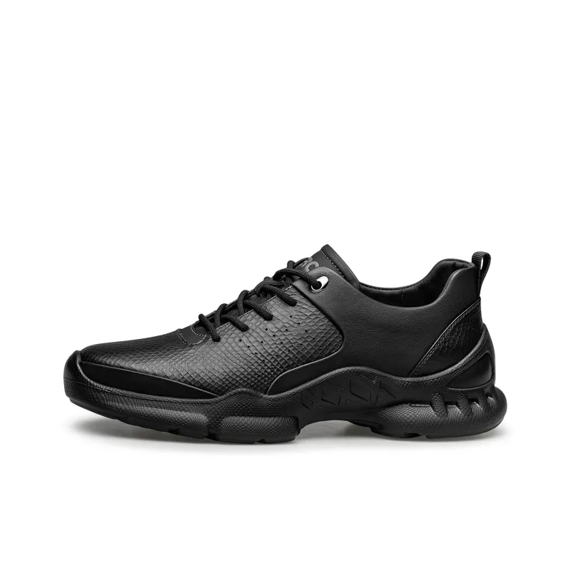 ZRO Shock Absorbers With Abrasion Resistant And Slip Resistant Properties Low Top Casual Shoes Men's Black-0