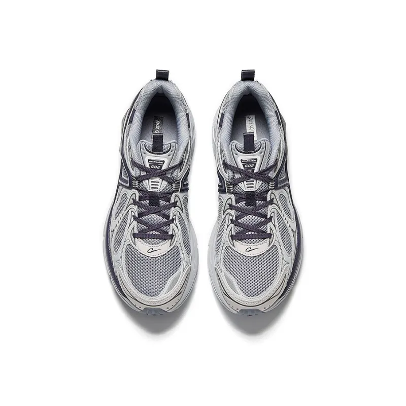 Anta Champion G02 2 Slip Resistant And Breathable Low Top Casual Shoes Men's Gray-2