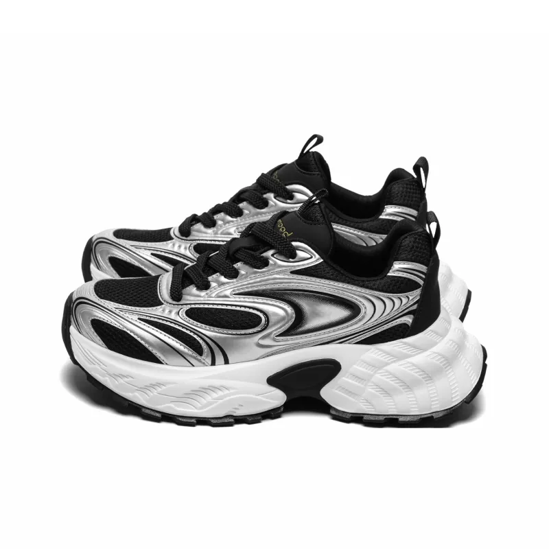 Meixi Abrasion Resistant Slip Resistant Low Top Chunky Sneakers Men's-4