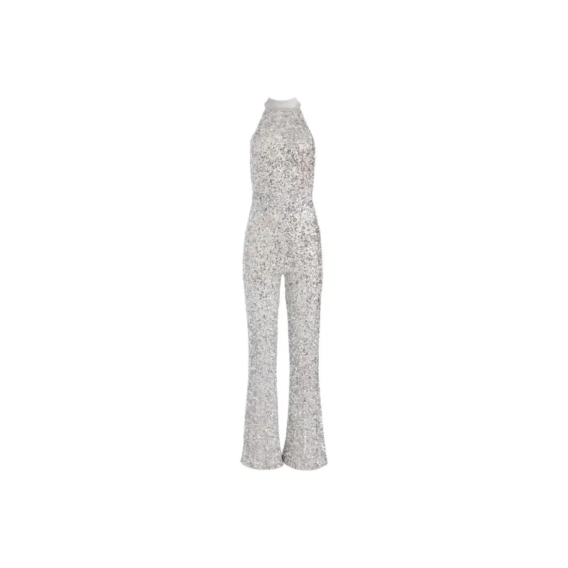ALICE+OLIVIA Jumpsuits Women's Silver-0