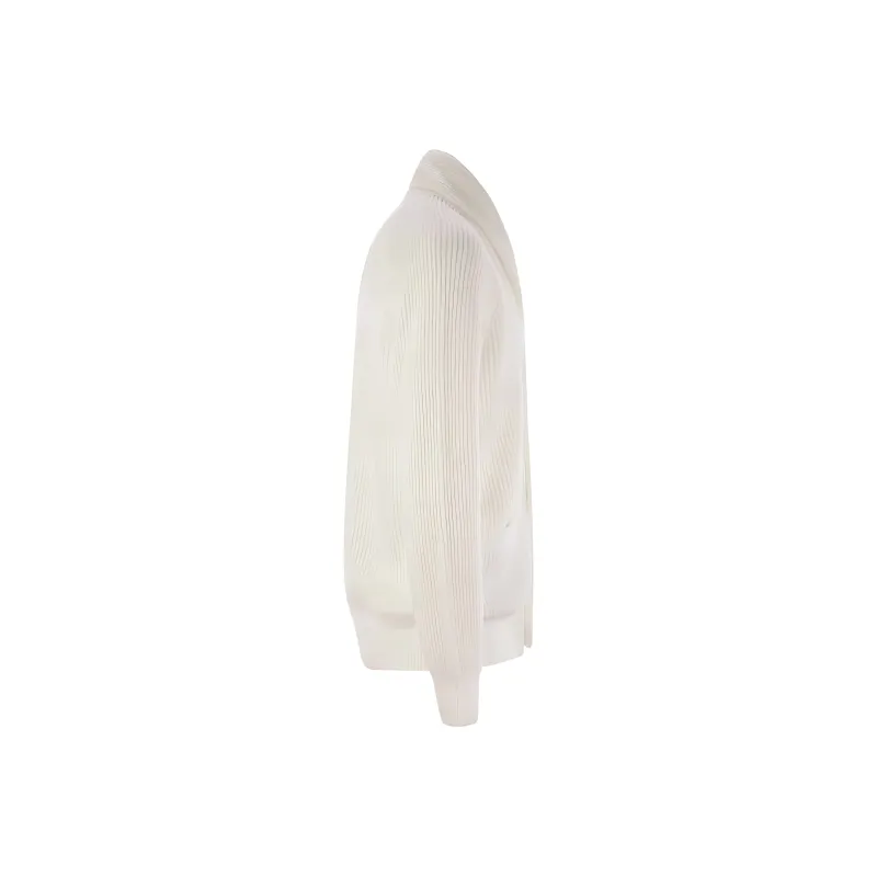 Brunello Cucinelli Shawl Lapel Knitted Cardigan-2
