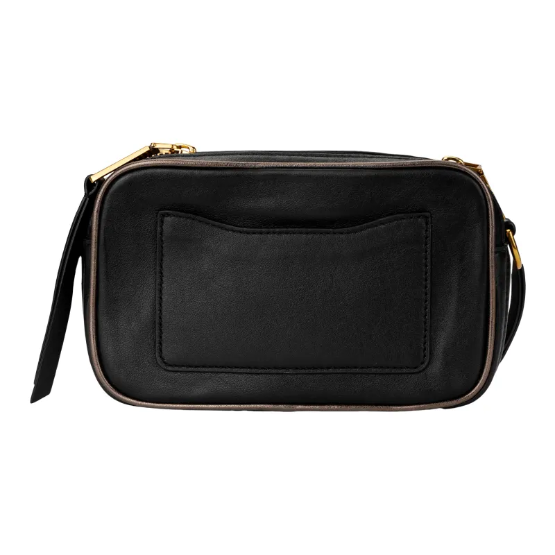 MARC JACOBS Cow Leather Camera Bag, Shoulder Bag Women's Black-2