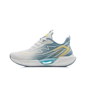 WARRIOR Running Shoes Men Mid Top Beige, Light Blue, Yellow