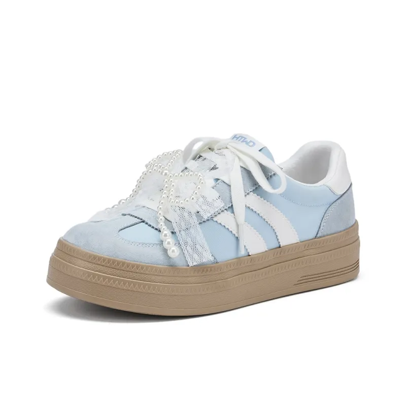 Hotwind Virtue Collection Ballet Style German Army Trainers Low Top Skateboard Shoes Women's-1