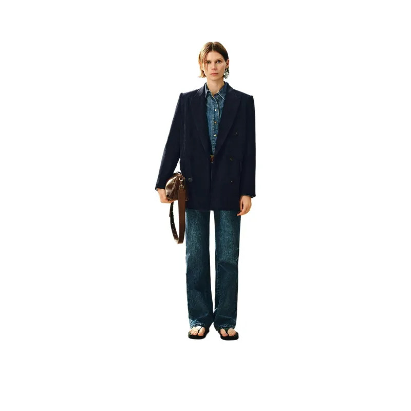 INSUN Business Suits Women's Navy Blue-1