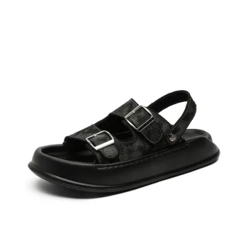 SOBB Beach Sandals Men Black/Blue