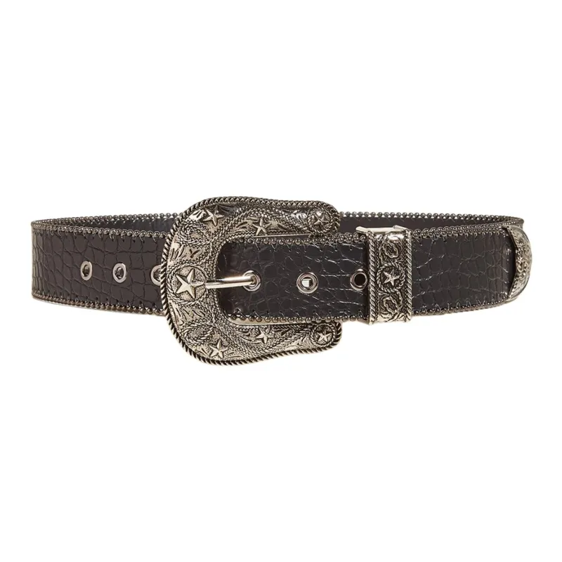 JEANSWEST PU Leather Belts Women's 3.8CM-1