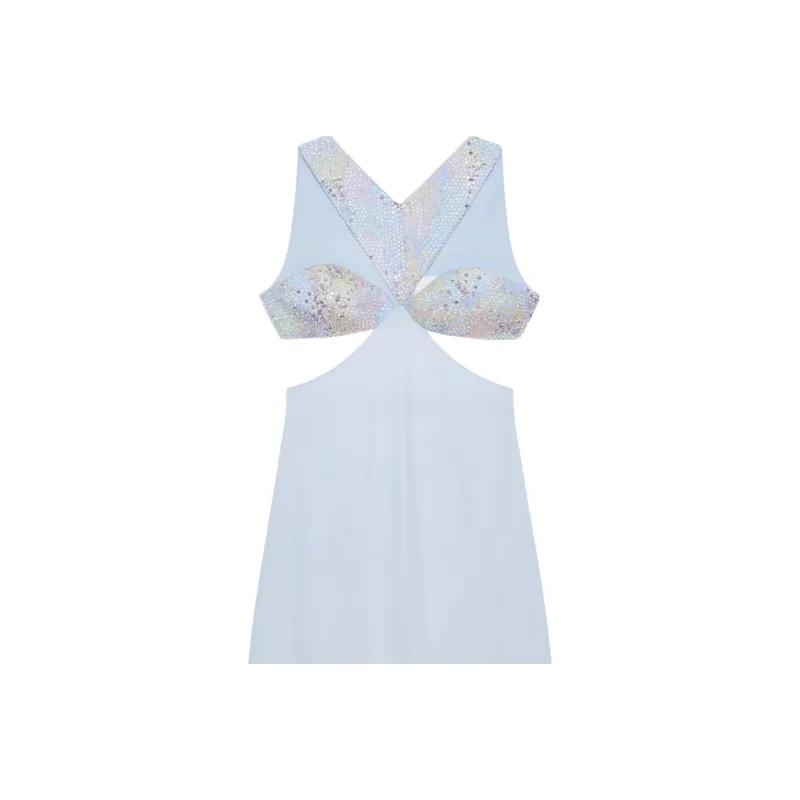 Givenchy SS25 Sleeveless Dress Women's Blue-2