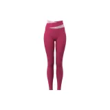 Peach Multicolor Ankle-Length Pants-Raspberry Red