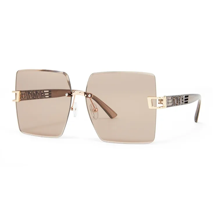 CinvaiKrose TR/Memory Plastic Metal Square Sunglasses Unisex-0
