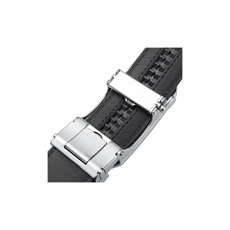 Yalu Cow Split Leather Belts Men's Width 3.5CM-8