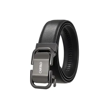 CARTELO Cow Split Leather Belts Men's Width 3.5CM