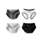 4 Pack[Dark Gray+White+Heather Gray+Black]