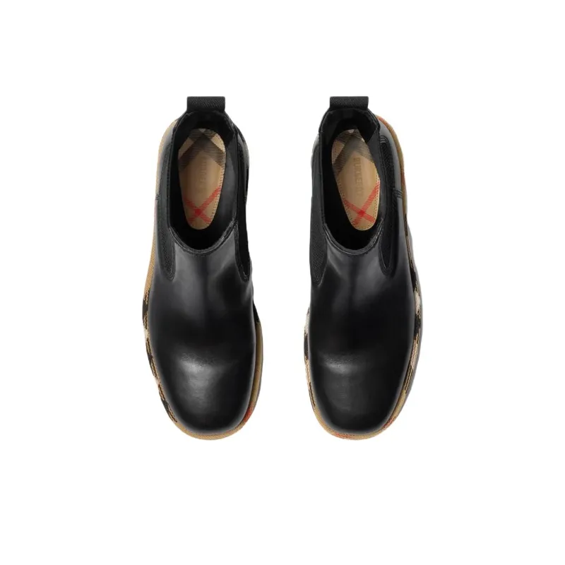 Burberry Short Chelsea Boots 3.5cm Women's Black-3
