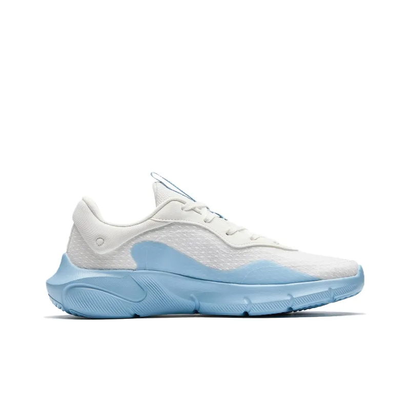 Anta Variety Training Collection Slip Resistant And Breathable Low Top Training Shoes Men's White Blue-1