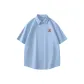 [Starch-Free Shirt]Sky Blue (Red Seal Chest Logo)