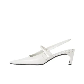 TOTEME Slim Heel High Heels 5cm Women's Ecru