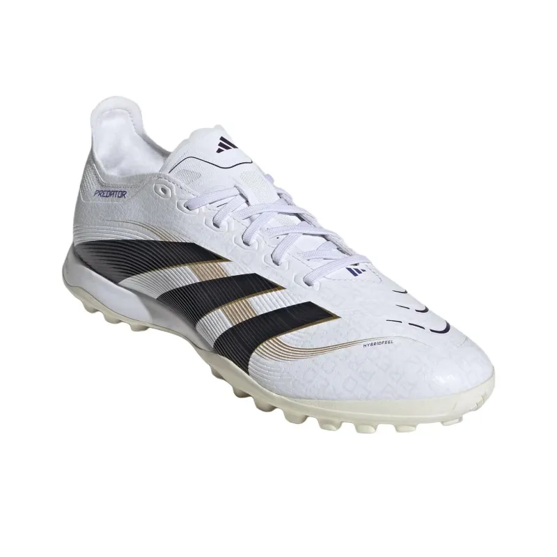 Adidas PREDATOR LEAGUE Anti Slip Wear Resistant Soccer Shoes Unisex White Black-2