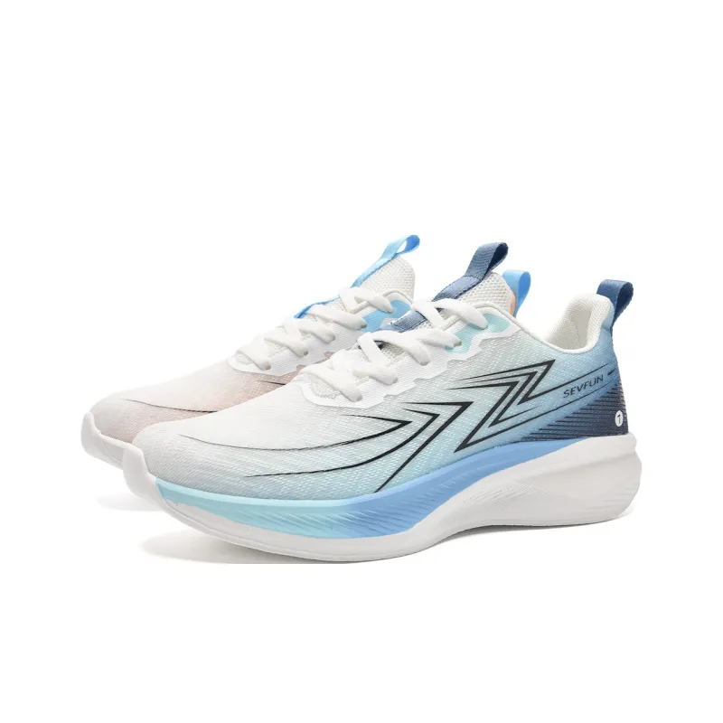 7 SEVFUN Low Top Running Shoes Unisex Yellow With Wave Base-61