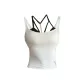 White Tank Top+Black Underwear