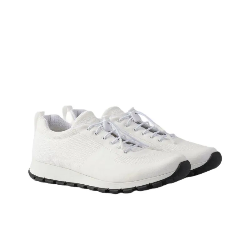 PRADA Low Top Casual Shoes Men's White-2