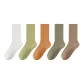 5 Pack (Matcha-Grass Green-Melon Orange-Bean Paste Gray-Cream White)