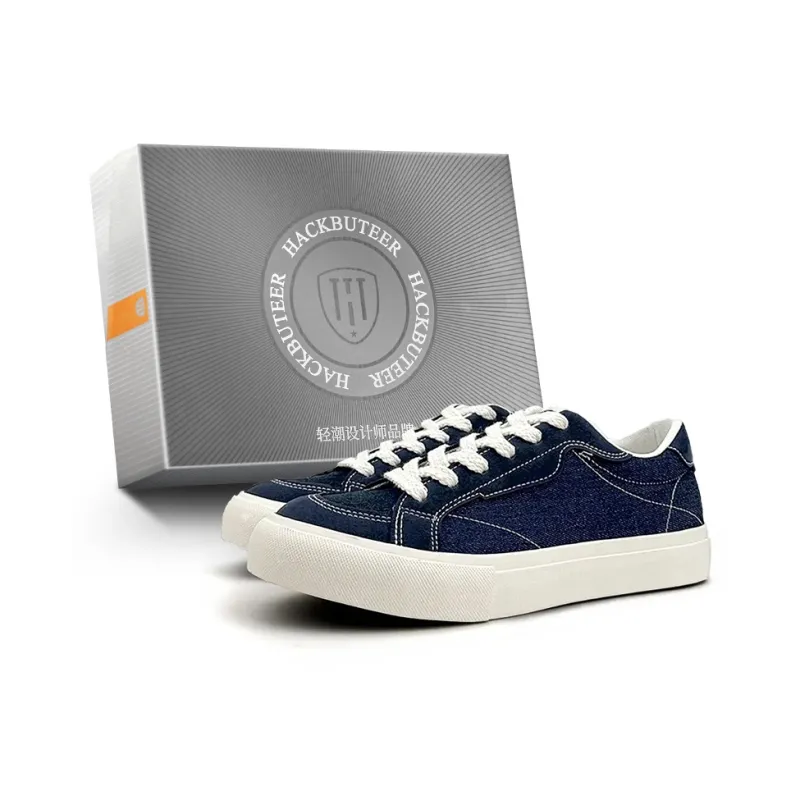 HACKBUTEER Low Top Skateboard Shoes Men's Box Included-15