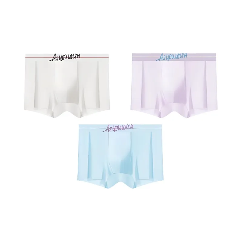MIIOW Trendy Party Collection Cooling Summer Collection Underpants Men's 3 Pack-0