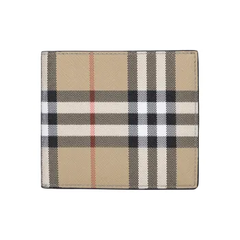 Burberry Vintage Check Bifold Wallet Beige/Black